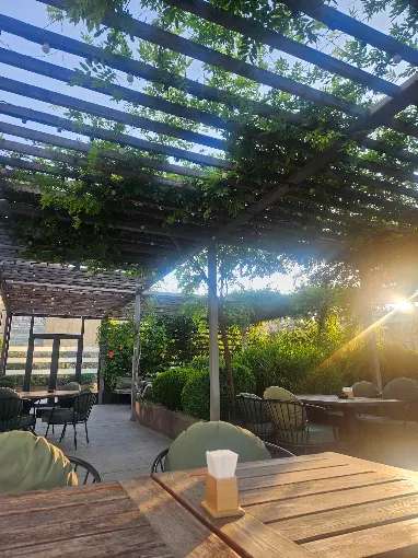 Seating area at Café Mira